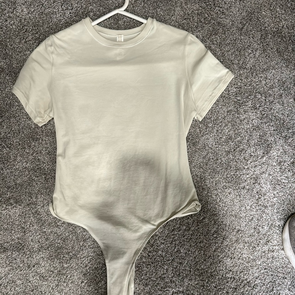 bone color skims body suit